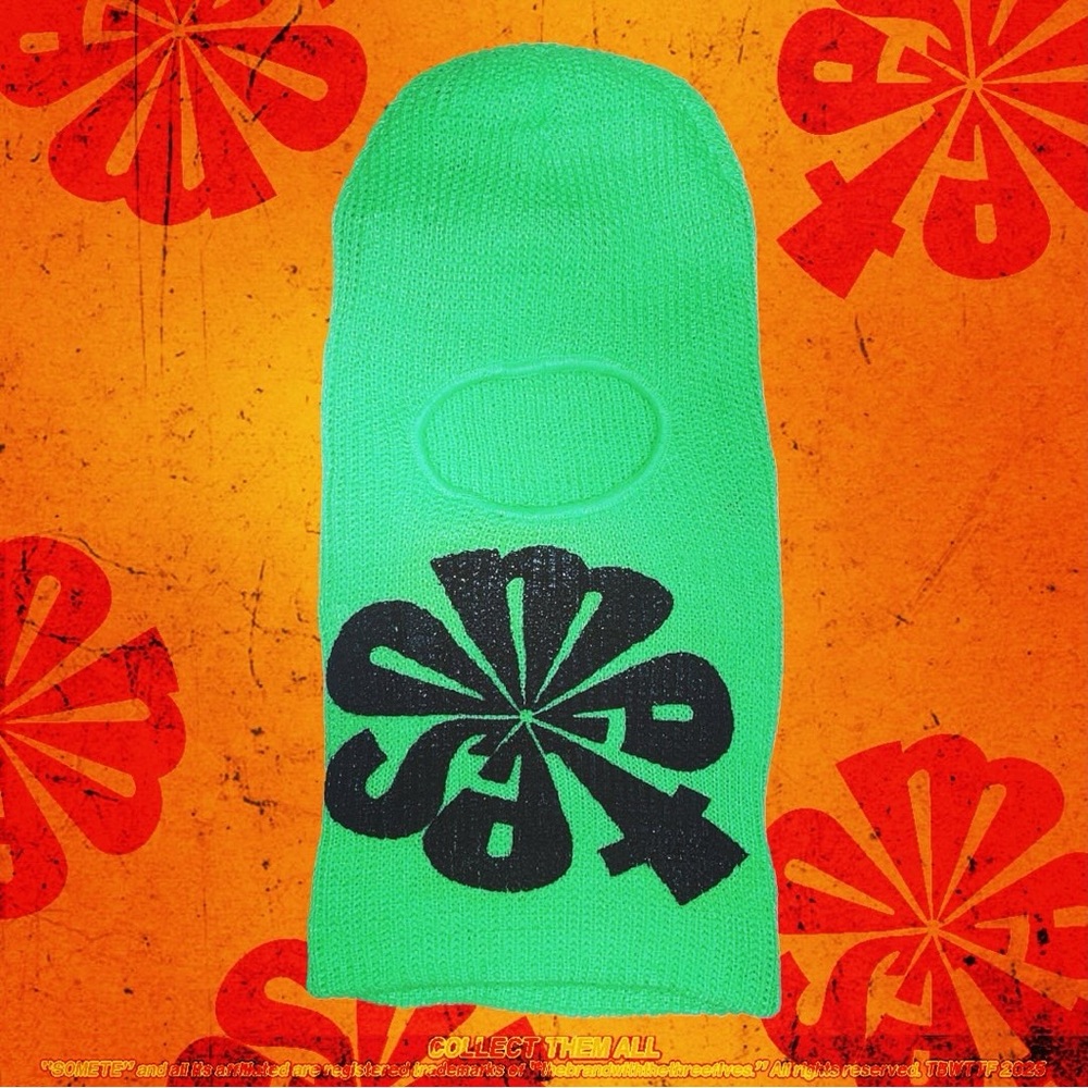 SOMETE V2 SKI MASK (neon green)
